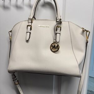 Michael Kors white bag